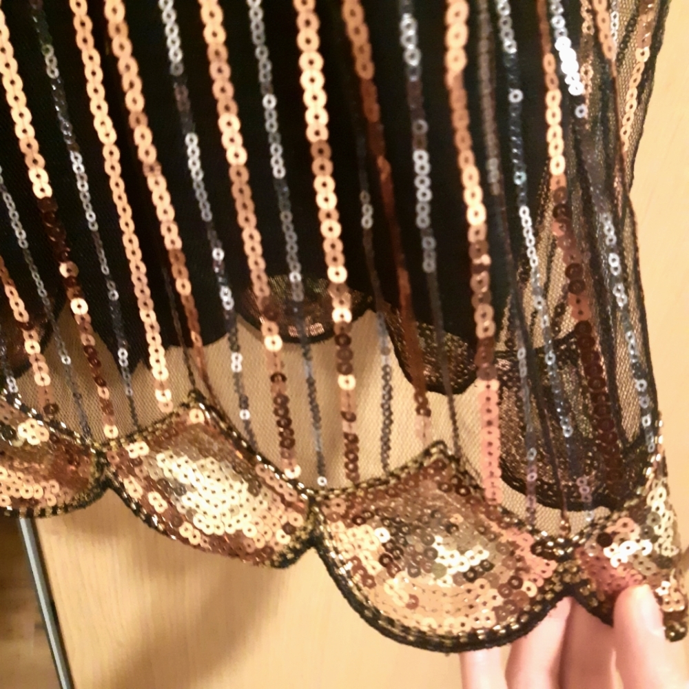 Art Deco Sequin Dress - Picture 5 of 5
